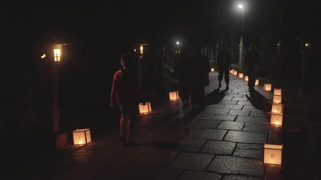 Koyasan Candle Festival, Okunoin, Wakayama, Japan 高野山 奥之院「萬燈供養会・ろうそく祭り」和歌山県高野町