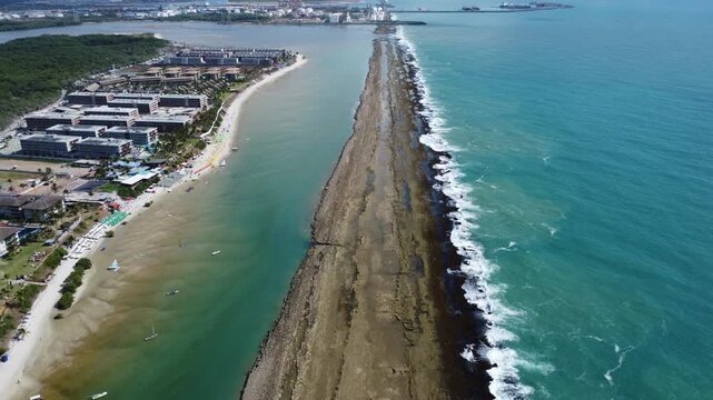 Muro Alto Beach in Porto de Galinhas, Pernambuco, Brazil &ndash; Tropical Coastline and Natural Pools
