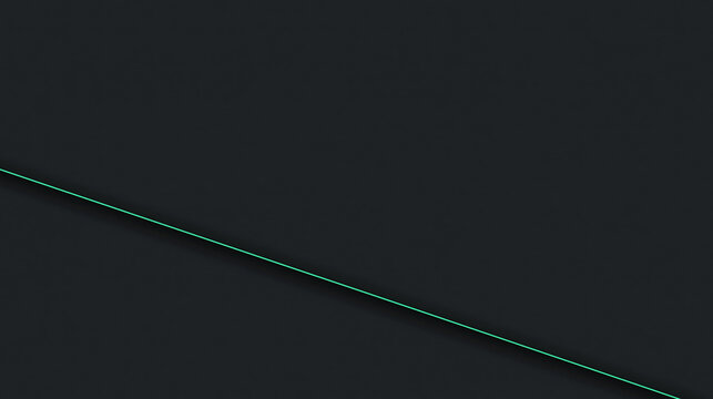 Abstract Dark Modern Background with Neon Glowing Line