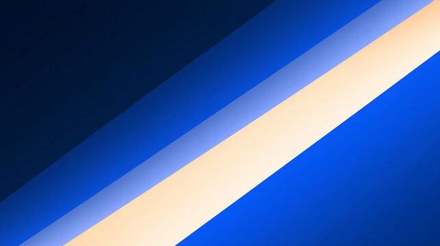 Abstract Blue and Cream Diagonal Geometric Stripes Background