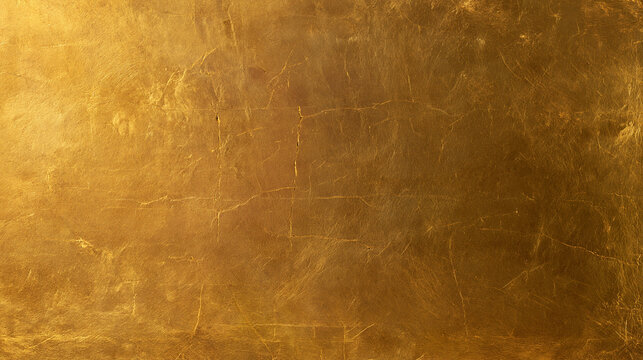 Distressed Antique Gold Leaf Background Texture