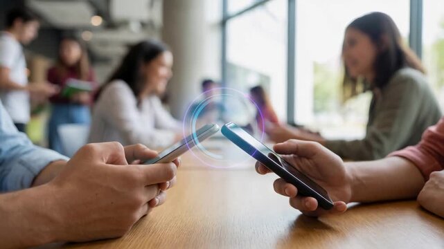 Peer to peer NFC transfer Peer NFC Transfer Smartphone Mobile Payment