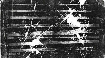 Fototapeta premium Abstract shattered glass texture with dramatic cracks and splinters on dark background