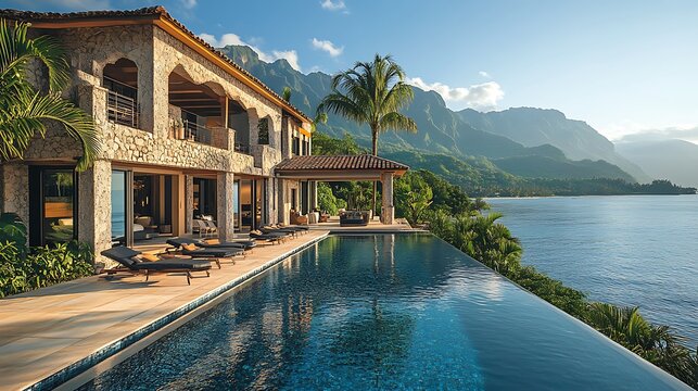 Luxury home with ocean view