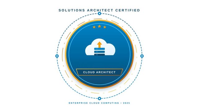 Cloud Architect Solutions Certified Enterprise Cloud Computing 2025 Professional Award Badge
