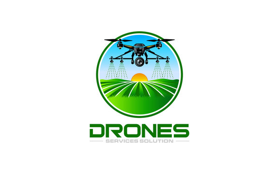 Illustration graphic vector of a drone service solution logo design template