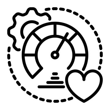 Score icon, line icon style
