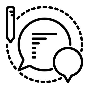 Balloons icon, line icon style