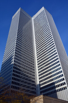 MONTREAL QUEBEC CANADA: Place ville Marie building .1 Place Ville Marie a 47-storey, cruciform office tower built in the International style in 1962.