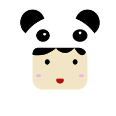 a child in a panda costume © diswid.art