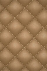 Naklejka premium Brown Quilted Texture Background