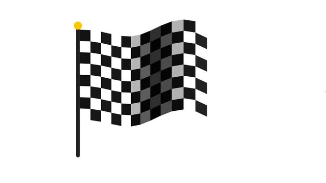 racing flag vector