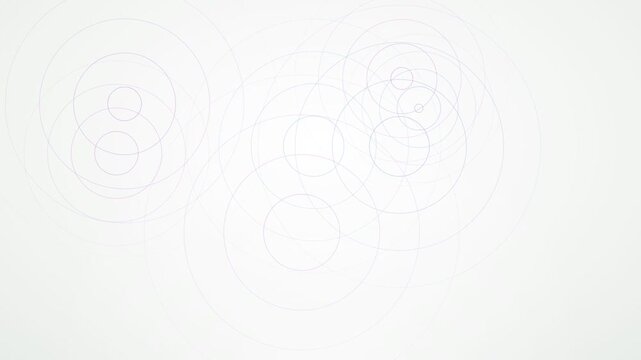 Porcelain Ripple Pattern Of Soft Concentric Circles In Pastel Tones