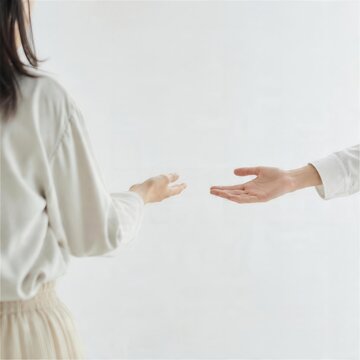 支援者が手を差し伸べる女性支援の相談場面