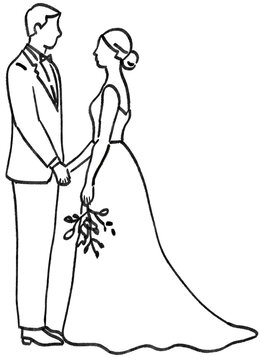 bride and groom