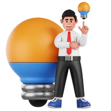 HR Idea 3D Illustration