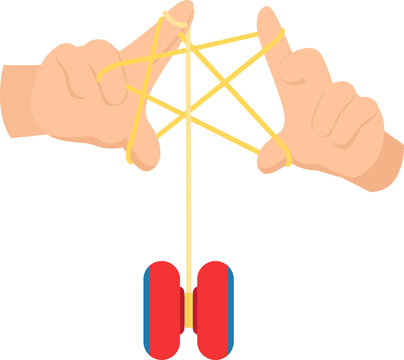 Playing Yo-Yo Illustration