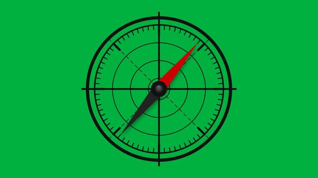 Digital Compass Navigation Vector Illustration Representing Directional Orientation and Positioning for Cartography and Global Exploration