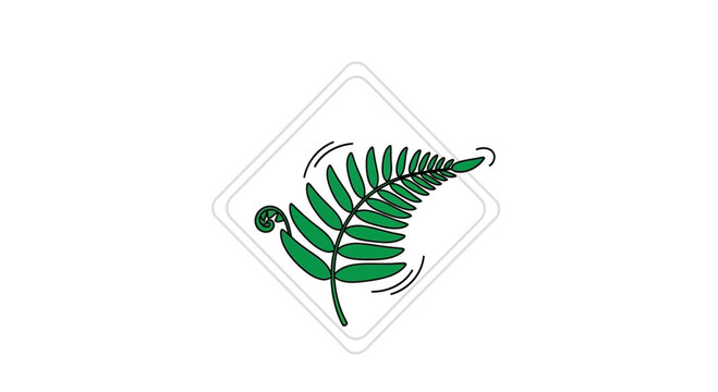new zealand fern leaf logo