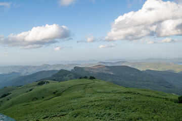 Obraz premium mountain landscape with clouds