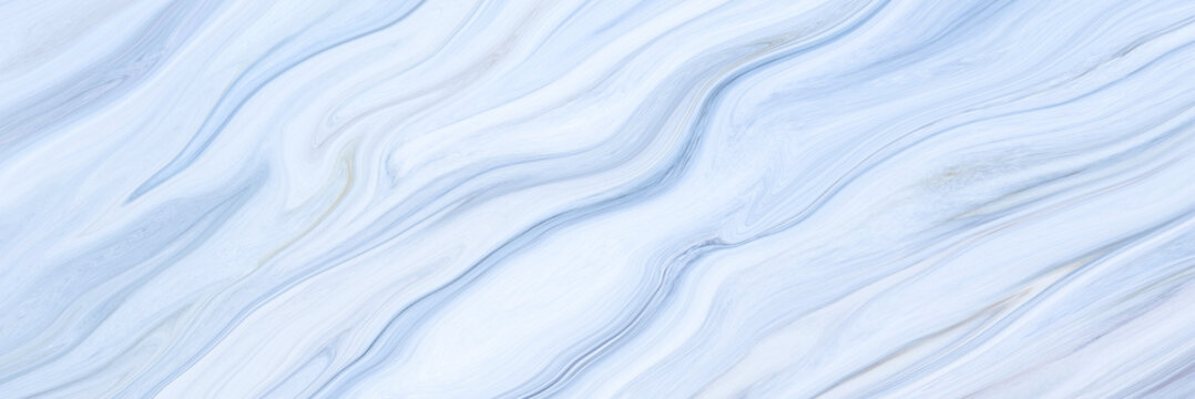 Marble rock texture blue ink pattern liquid swirl paint white dark that is Illustration panorama background for do ceramic counter tile silver gray that is abstract waves skin wall luxurious art ideas