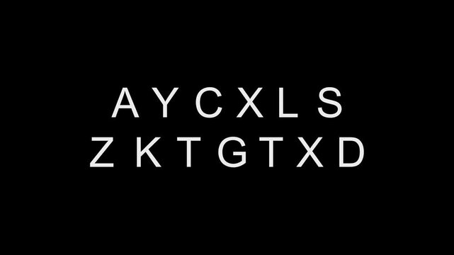 Futuristic random text animation featuring the word access granted. Ideal for cybersecurity, software loading screens, HUD displays and technology related designs.