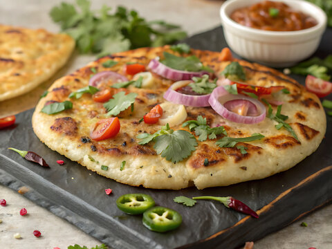 Vegetable Uttapam
