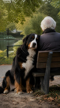 Emotional support dog concept generated by AI