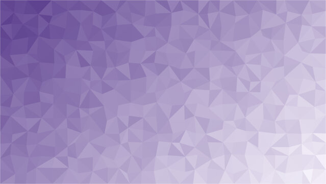Abstract purple and white geometric polygon background with low poly triangle pattern for modern design