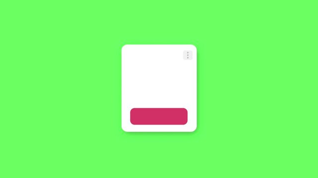 Set of Animated User Interface Buttons and Icons Motion Graphics Chroma Key 