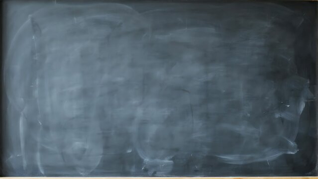 Blank Chalkboard Surface for Educational and Creative Uses