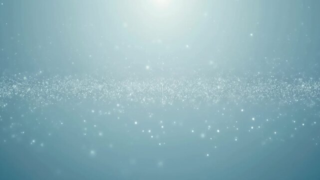 水平に漂う光の粒が集まる幻想的な背景