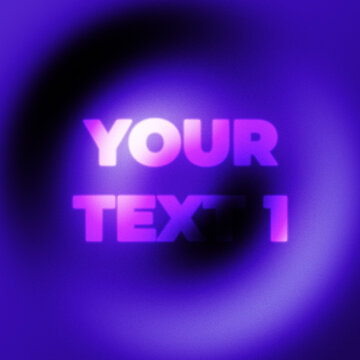 Square Vibrant Text Intro Logo Reveal &ndash; Dynamic Light Leak Gradient Bold Zoom Brand for Social Media