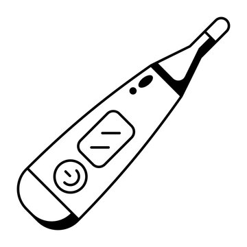 A digital thermometer for checking a pet's temperature.