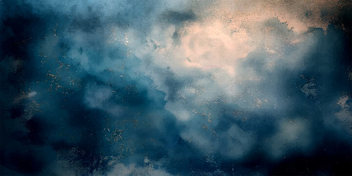 Dramatic stormy sky with swirling clouds and dark atmospheric effect creating a sense of foreboding and tempestuous weather.