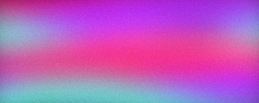 Abstract Colorful Gradient Background With Grainy Texture And White Space