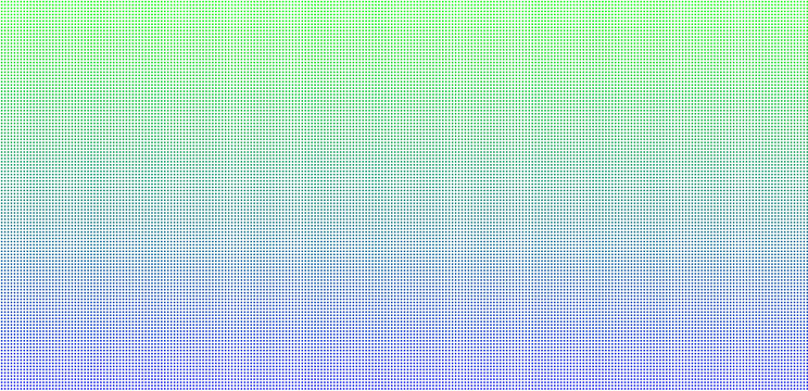 Technology LED Dot Background with Green Blue Gradient Pixel Grid, Digital Screen Display Texture, Futuristic Electronic Data and Light Pattern