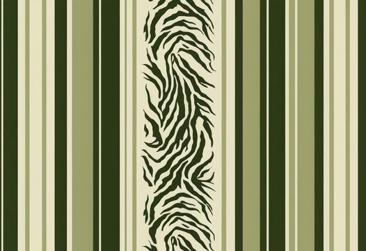 Zebra Stripe Pattern Background - Abstract Animal Print Texture Design