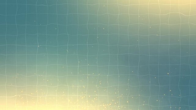 Vintage swimming pool water background, retro blue tiled pool floor with sun light, summer vacation aesthetic with ripples and dust