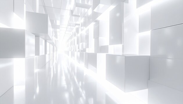 Stylish background with block accents, technology theme