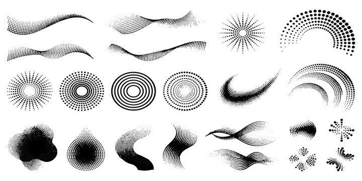 Hand-drawn seamless black and white swirls and abstract decorative doodle patterns vector set