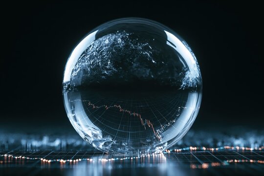 AI Sphere Financial Data Distortion