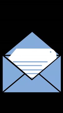 Message envelope icon 4k