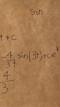 Mathematical equations and figures 4k