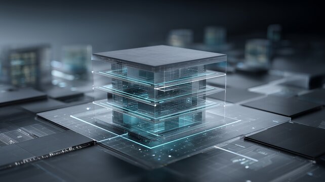 Server Infrastructure Technology Background With Data Center Hardware, Computer Network And Computing Systems For Cloud Computing, Data Storage, Enterprise Technology And IT Infrastructure Solutions
