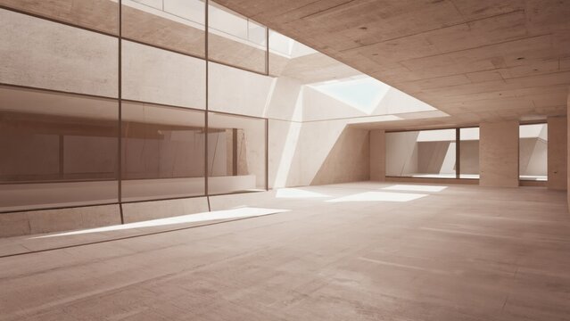 Minimalist Wood And Glass Interior Hall