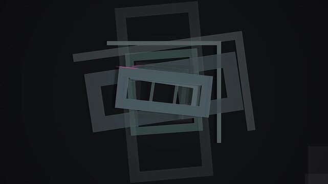 Overlapping rectangles in dark background.