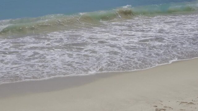 waves on the beach