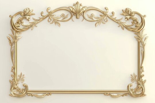 Ornament frame blackboard decorative decoration.