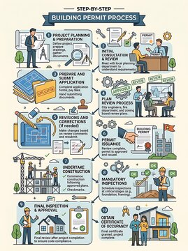 Step by step building permit and construction process guide